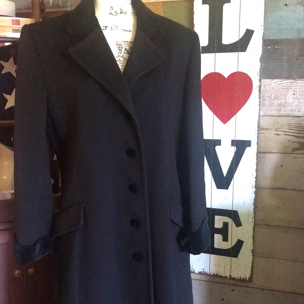 Size 14 Ladies Black Trench Coat